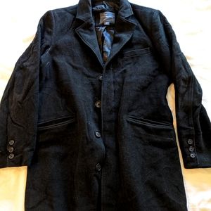 Men's Black Overcoat